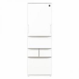 シャープ SJXW41PW プラズマクラスター　(408L・フレンチドア) シルキーマットホワイト
