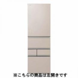 東芝 GR-Y450GTML(NS)　5ドア冷凍冷蔵庫 (452L・左開き) エクリュゴールド