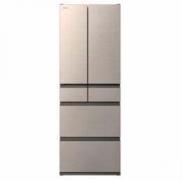 日立 R-HWC54X 冷蔵庫 540L 6ドア・フレンチドア ライトゴールド