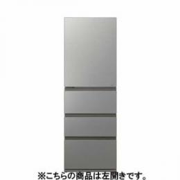 AQUA AQR-VZ43R(LS) 冷凍冷蔵庫 433L 4ドア 左開き クリスタルシルバー