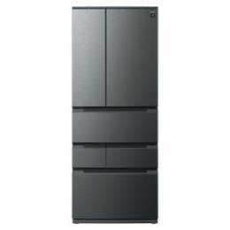 シャープ SJMF55P　6ドア 545L・フレンチドア ダスクダークメタル