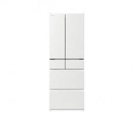 日立 R-HW54V W 6ドア冷蔵庫 (540L・フレンチドア) ピュアホワイト