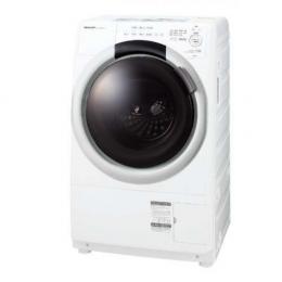 シャープ ES-S7J 洗濯乾燥機 (洗濯7.0kg・乾燥3.5kg・左開き) クリスタルホワイト