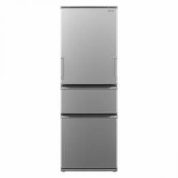 シャープ SJX370MS 冷蔵庫 プラズマクラスター冷蔵庫 どっちもドア 374L マットシルバー