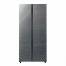 AQUA AQR-SBS48R(DS) 2ドア冷蔵庫 475L フレンチドア ダークシルバー