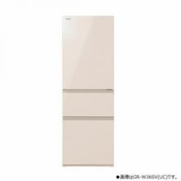 東芝 GR-W36SVL(UC) 3ドア冷凍冷蔵庫 (356L・左開き) グレインホワイトアイボリー