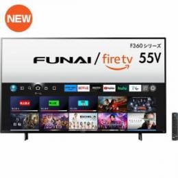 FUNAI FireTV FL-55UF360 Alexa対応リモコン付属 4K液晶テレビ 55V型