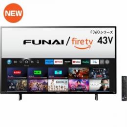 FUNAI FireTV FL-43UF360 Alexa対応リモコン付属 4K液晶テレビ 43V型