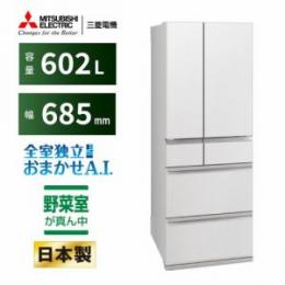 三菱電機 MR-MZ60M-W (602L フレンチドア) グランドリネンホワイト