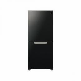 シャープ SJ-GD15P-B プラズマクラスター冷蔵庫 両開き 2ドア 152L ピュアブラック